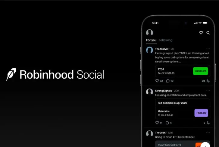 Robinhood sosyal yatırım platformunu test etmeye başladı