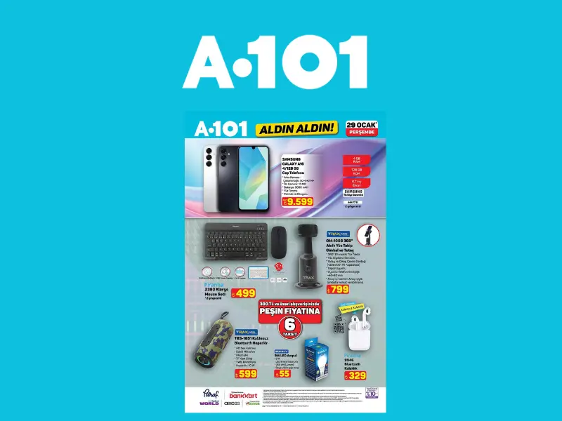 A101 marketler Samsung Galaxy A16 satacak