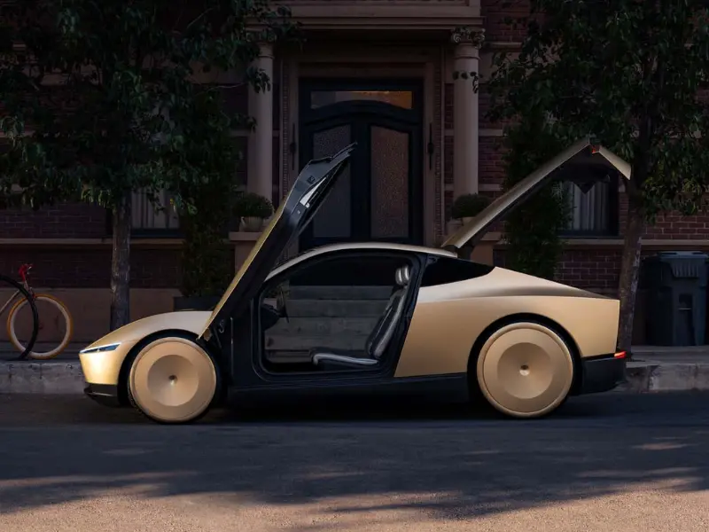 Tesla Cybercab direksiyonsuz ve pedalsız araç üretimine başladı