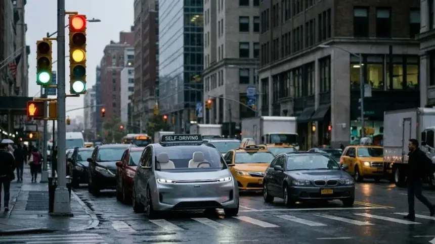 Trafik ışıklarına beyaz renk geliyor