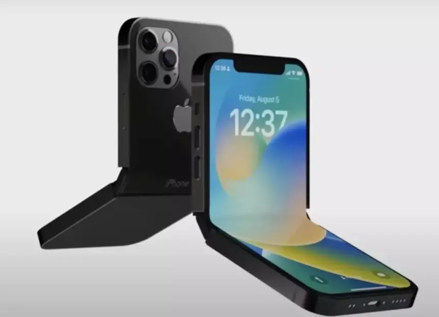 Katlanabilir iPhone tasarımı yeniden sızdırıldı