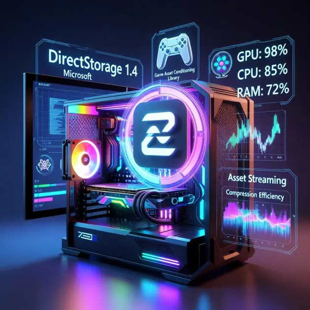 Microsoft DirectStorage 1.4 ile oyunlarda yükleme süreleri ve varlık akışı hız kazanıyor