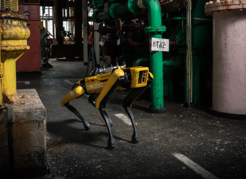 Robot köpekler nükleer tesiste sürekli göreve başladı