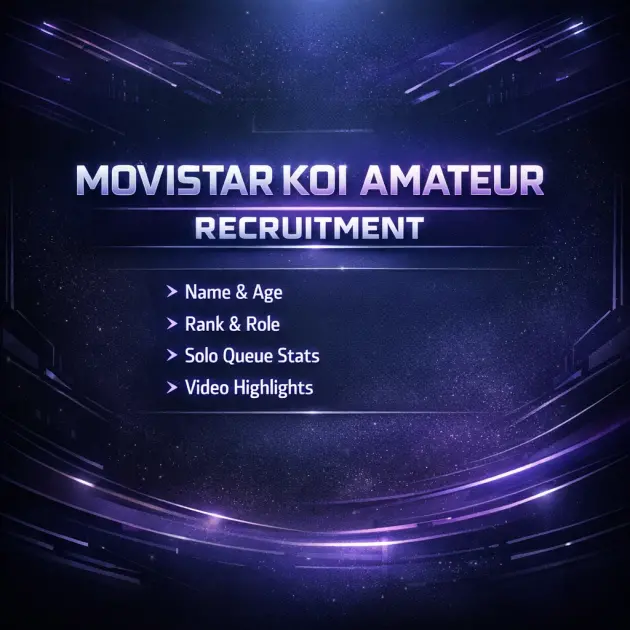 Movistar KOI League of Legends amatör kadrosu için başvuruları açtı