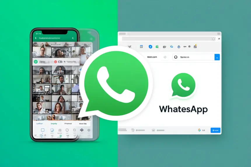 WhatsApp Web'te tarayıcıdan sesli ve görüntülü görüşme dönemi başlıyor