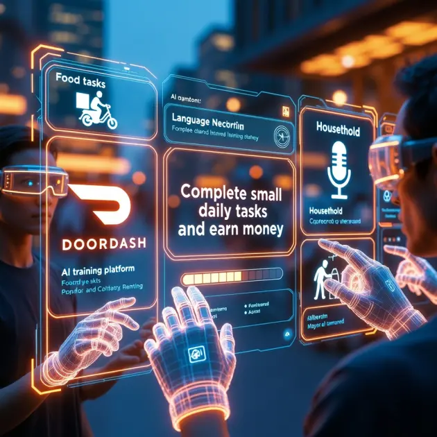 DoorDash yapay zeka eğitimi karşılığında kullanıcılara ödeme yapacak yeni Görevler uygulamasını duyurdu