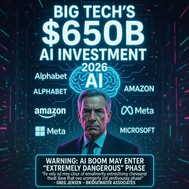 Big Tech 2026'da yapay zekaya 650 milyar dolar yatırım yapacak