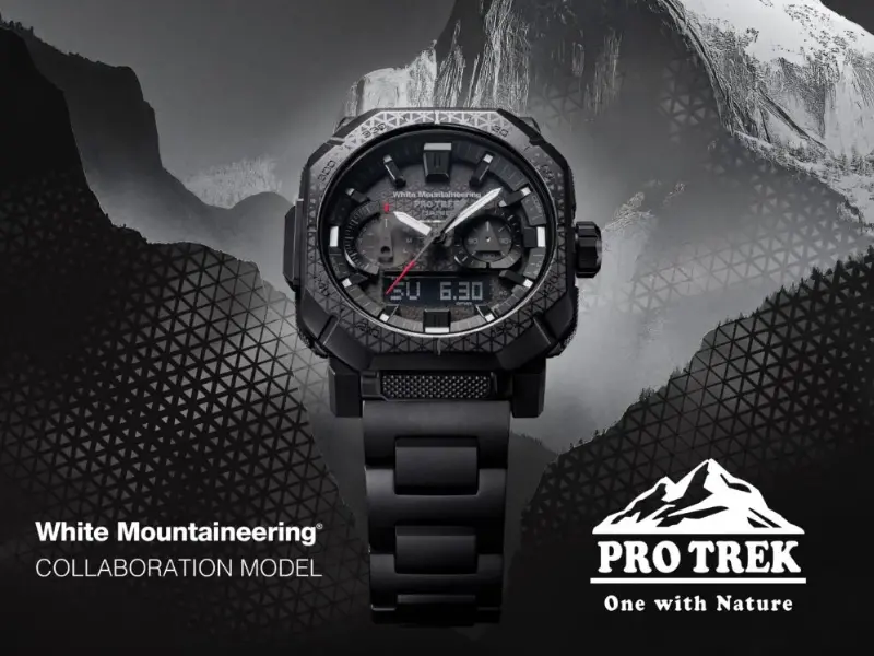 Casio’nun yeni outdoor saati Pro Trek White Mountaineering imzası taşıyor