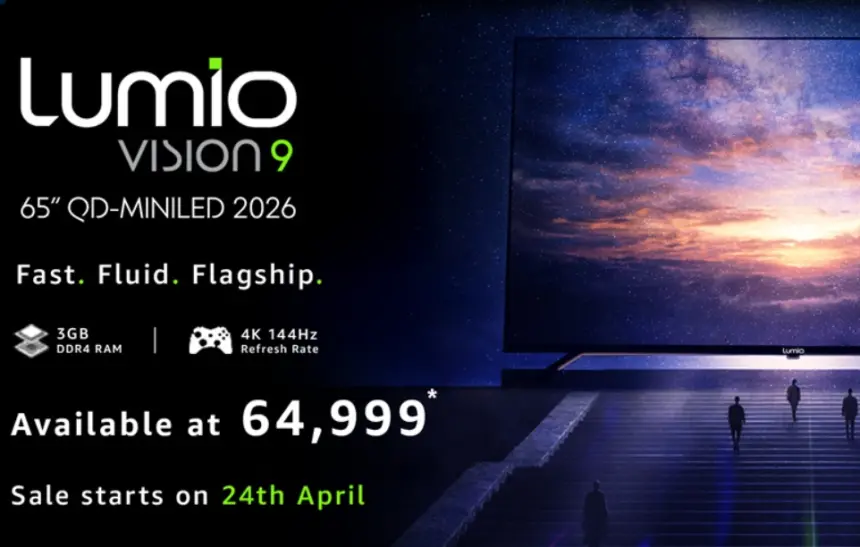 Lumio Vision 9 (2026) performans odaklı amiral gemisi olarak geliyor