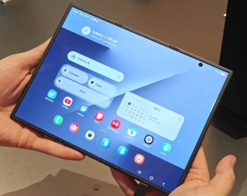 Samsung'un üçe katlanan telefonu geri dönüyor! 10 inçlik ekranıyla yine sınırları zorlayabilir