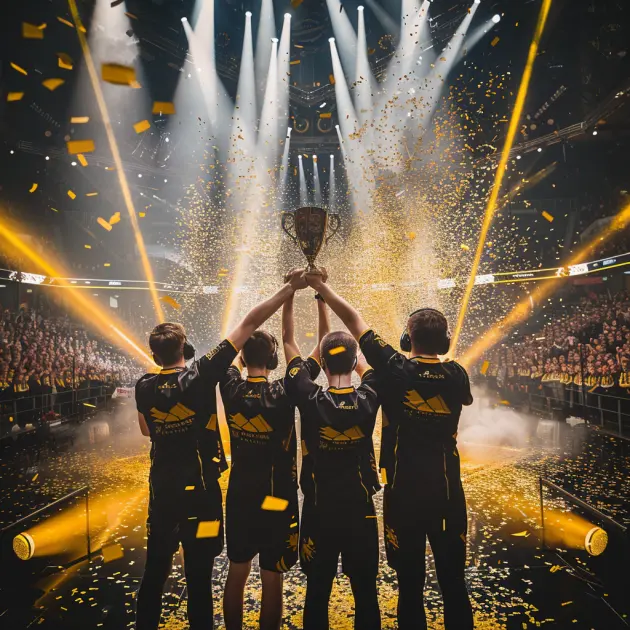 Team Vitality ekibi Krakow semalarında şampiyonluk kupasını kaldırdı