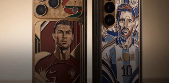 Messi mi Ronaldo mu? Caviar, futbolun en büyük rekabetini pahalı 24 ayar altın telefonlara taşıdı