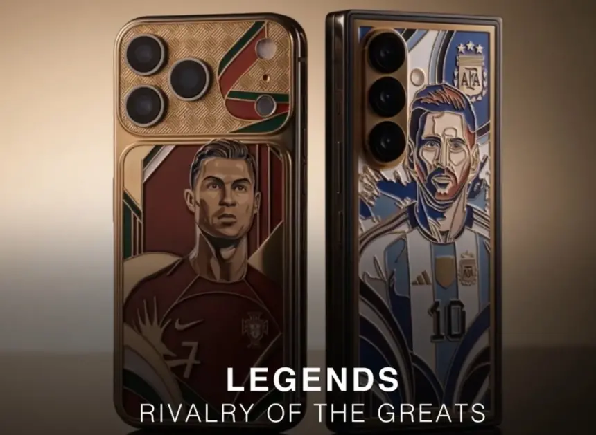 Messi mi Ronaldo mu? Caviar, futbolun en büyük rekabetini pahalı 24 ayar altın telefonlara taşıdı