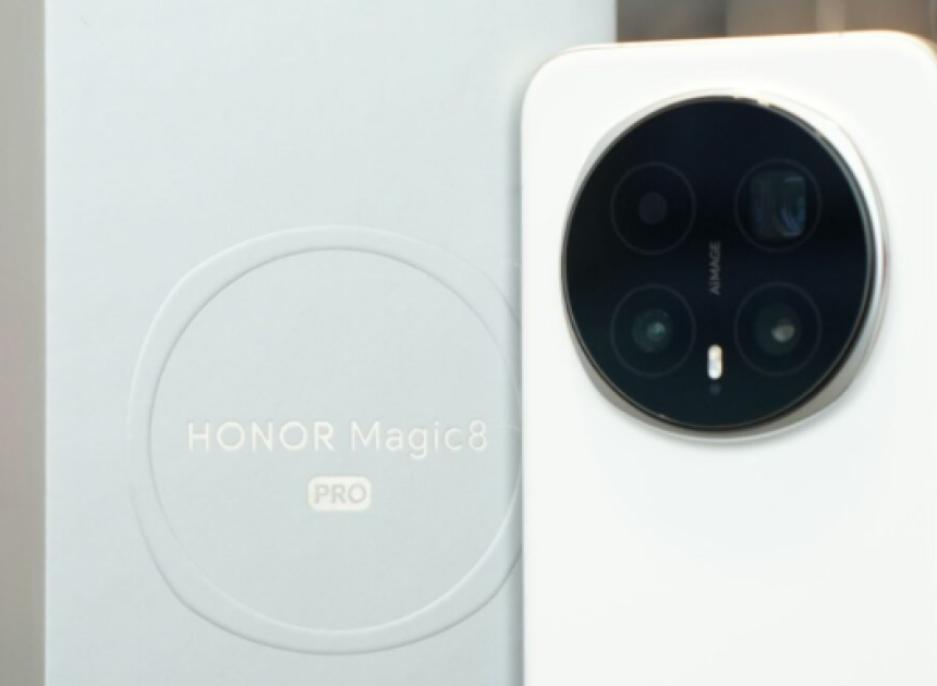 Beyaz Honor Magic8 Pro ilk kez görüntülendi şıklığıyla öne çıkıyor