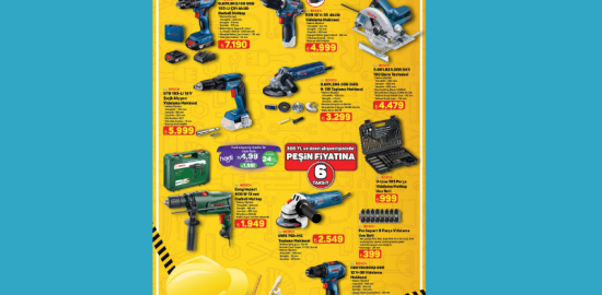 A101 marketler Bosch elektrikli el aletleri satacak