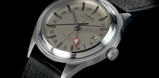 Timex, titanyum kasalı Marlin Jet Titanium Automatic GMT modelini tanıttı