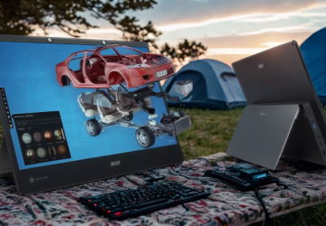 Acer'ın yeni taşınabilir OLED monitörü Computex 2025'te tanıtıldı