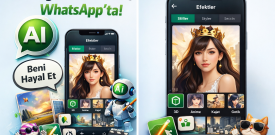 WhatsApp yapay zeka Imagine özelliği