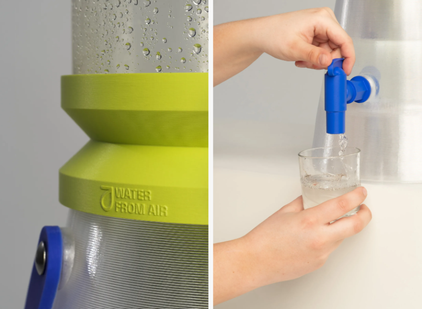 İki mühendis taşınabilir cihazıyla susuzluğa çözüm getiriyor