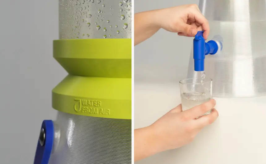 İki mühendis taşınabilir cihazıyla susuzluğa çözüm getiriyor