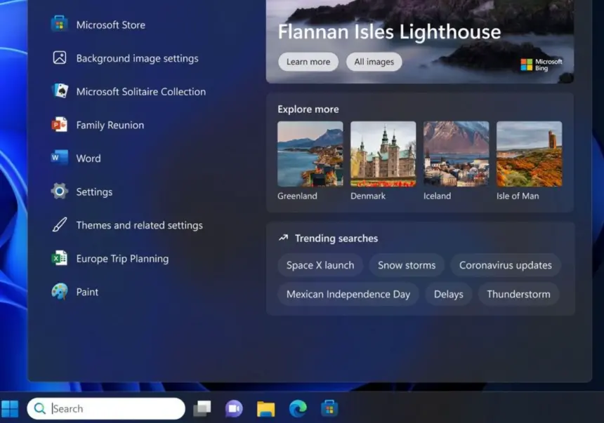 Windows 11'in yenilenen arama deneyimi test edildi: Microsoft sonunda en büyük sorunu çözmüş olabilir