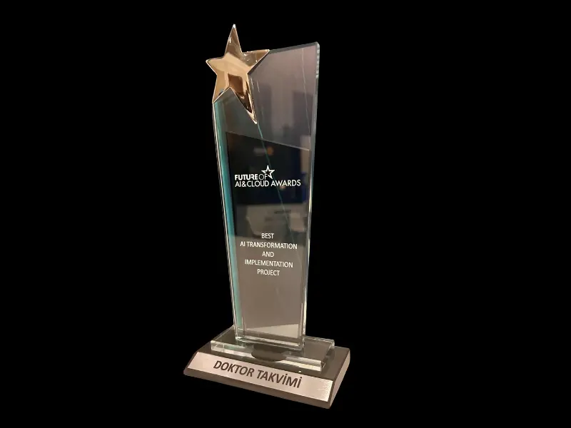 DoktorTakvimi  Future of AI & Cloud Awards’ta ödül aldı