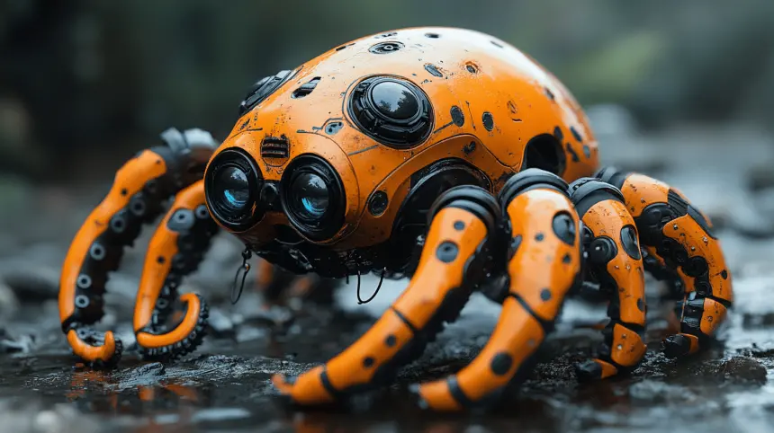 Ahtapottan Kopya Çeken Yumuşacık Robot