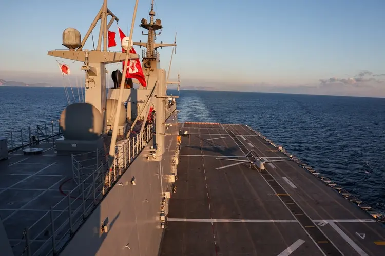 Bayraktar TB3’ler TCG Anadolu’da Tatbikat Hazırlıklarına Devam Etti
