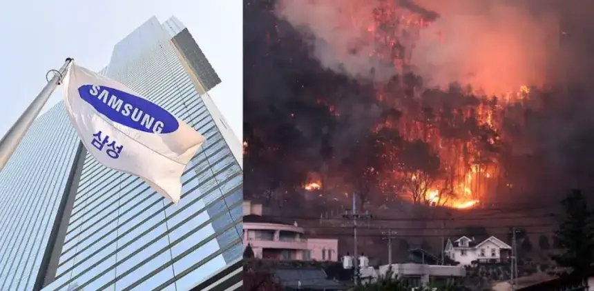 Samsung’dan Yangın Felaketine Karşı Anlamlı Bağış