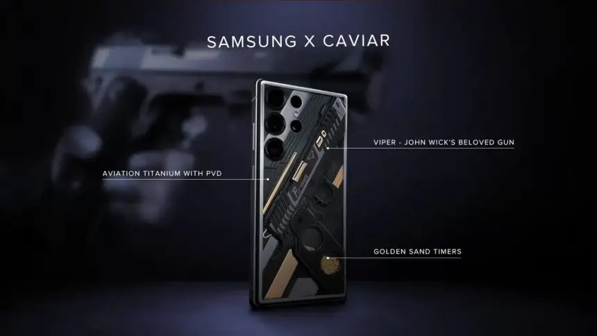 Caviar, John Wick Temalı 9.000 Dolarlık Galaxy S25 Ultra Üretti