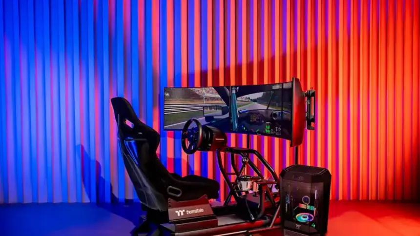 Thermaltake GR500 Yarış Simülatörü Computex 2025'te Sahne Aldı