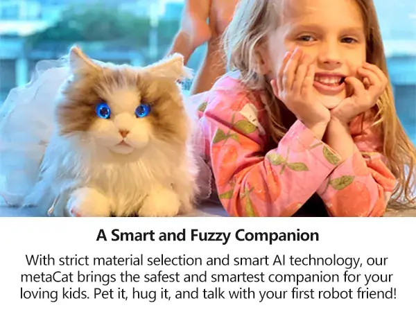 Robotik Kedi MetaCat Yaşlılara Huzur, Çocuklara Neşe Getiriyor