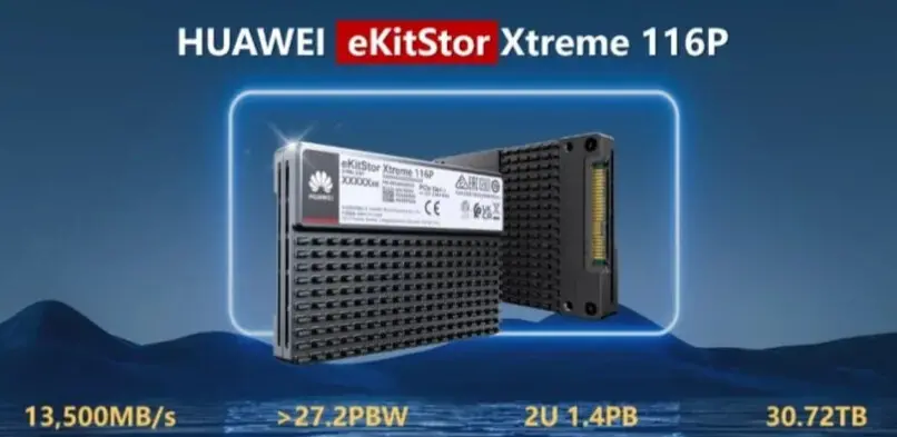 Huawei, 62 TB Kapasiteli İlk U.2 PCIe 5.0 QLC SSD'sini Tanıttı