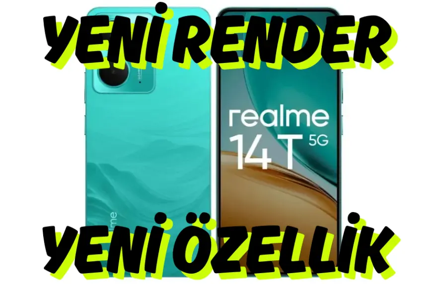 Realme 14T’nin Yüksek Kaliteli Render'ları ve Özellikleri Sızdırıldı