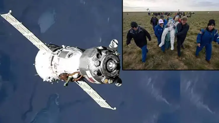 Soyuz Kapsülü Dünya'ya Döndü: İki Rus Kozmonot ve Bir Amerikalı Astronot Kazakistan'a İndi