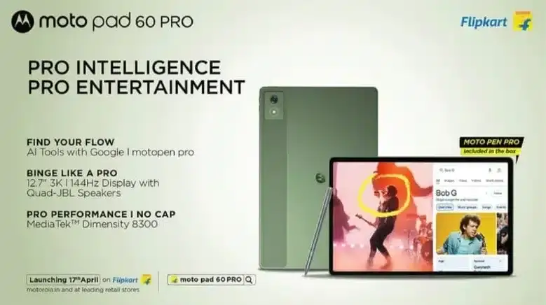 Moto Pad 60 Pro: Motorola'nın Hindistan Tablet Pazarındaki Yeni Kozu