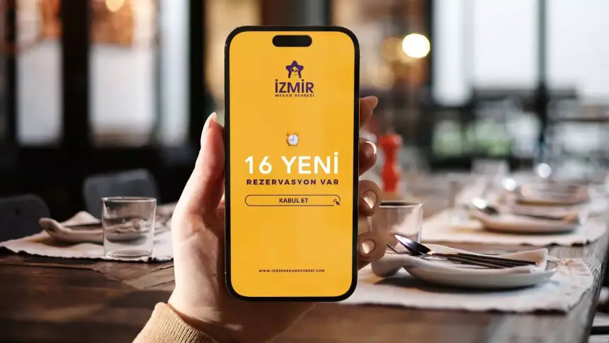 İzmir Mekan Rehberi, Rezerve İle Rezervasyon Kolaylığı Sunuyor