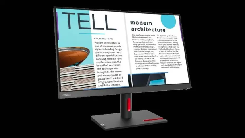 Lenovo, Uygun Fiyatlı Monitörünü Tanıttı