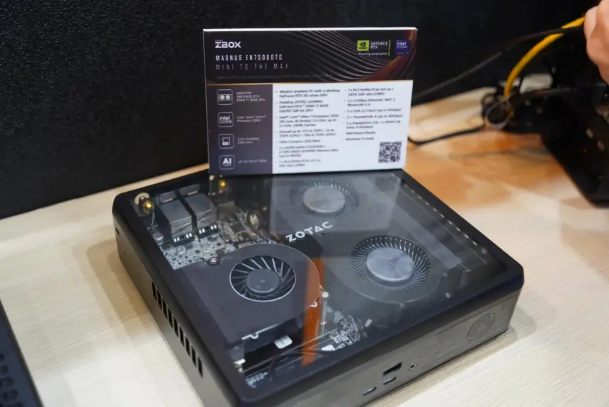 ZOTAC, Masaüstü RTX 5060 Ti GPU’lu Dünyanın İlk Mini PC’sini Tanıttı
