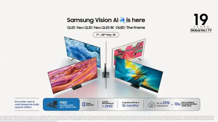 Samsung Vision AI TV Serisi 2025: Yapay Zekayla Güçlendirilmiş Yeni Nesil Televizyon Deneyimi