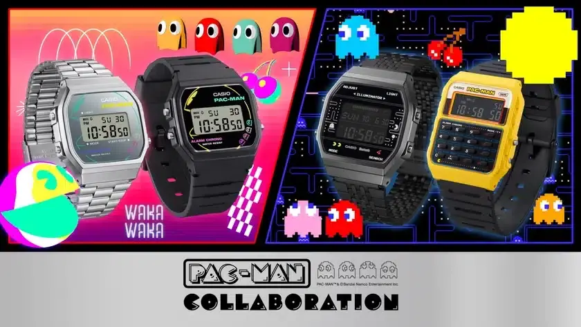 Casio'dan Pac-Man 45. Yıldönümüne Özel Saat Koleksiyonu