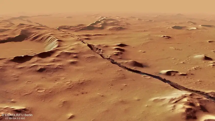 Mars’ın Koyu Yamaç Çizgileri Sıvı Su Mu, Yoksa Rüzgar ve Tozun İzleri Mi?