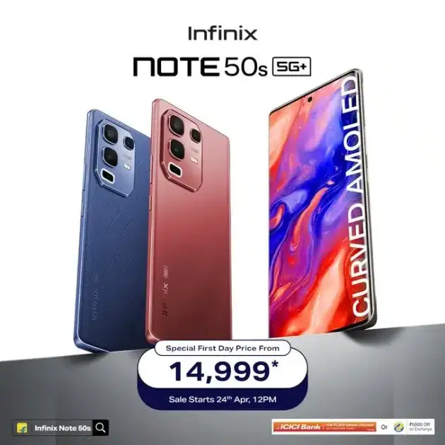 Infinix Note 50s 5G Tanıtıldı: Dimensity 7300 Ultimate ve Sony Sensörlü Kamera ile Güçlü Dönüş