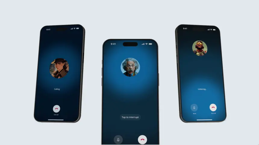 CharacterAI'den Yeni Özellik: AI Avatarlarıyla Telefon Görüşmeleri Artık Mümkün!