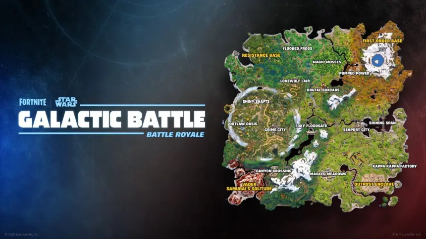Fortnite 6. Bölüm Haritası Açıklandı