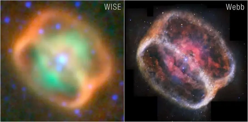 NASA'nın Webb Teleskobu, Ömrünün Sonuna Gelen Bir Yıldızı Görüntüledi