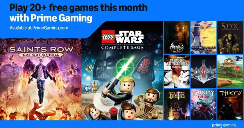 Amazon Prime Gaming, Mayıs Ayında 20'den Fazla Oyunu Ücretsiz Sunuyor