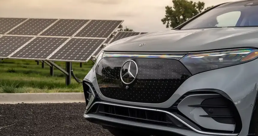 Mercedes-Benz'den Elektrikli Araçlar İçin Güneş Boyası Teknolojisi
