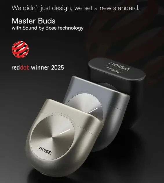 Noise Master Buds, Red Dot Design Award 2025 Kazandı: Hint Tasarımının Küresel Zaferi