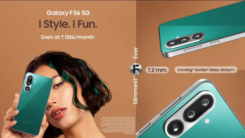 Samsung Galaxy F56 Tanıtıldı: F Serisinin En İnce Telefonu, İşte Özellikleri ve Fiyatı